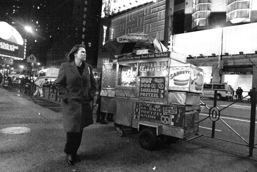 Peter Welch: Woman and Hot Dog Stand